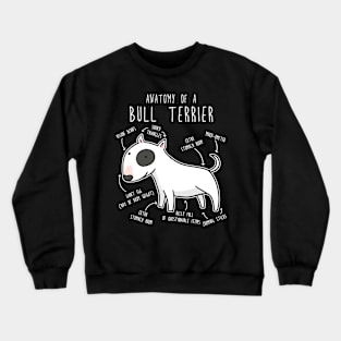 Bull Terrier Dog Anatomy Crewneck Sweatshirt